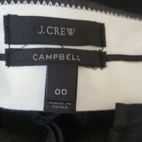 J.crew Campbell leather detail pants size 00 - Picture 10 of 11